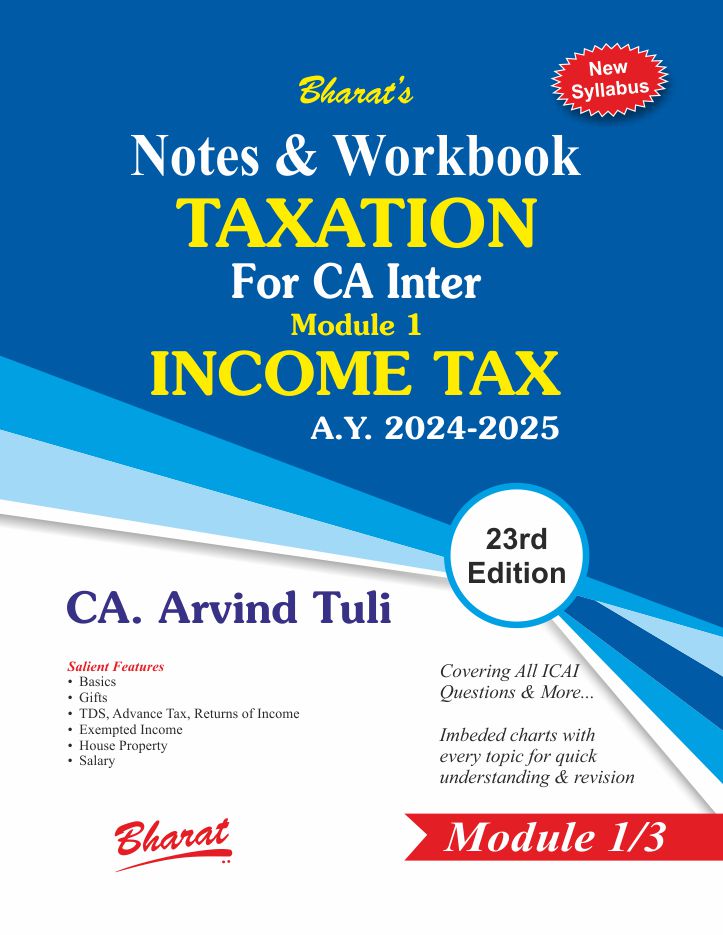 Notes & Workbook Taxation (Module 1: Income Tax)